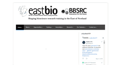 Desktop Screenshot of eastscotbiodtp.ac.uk