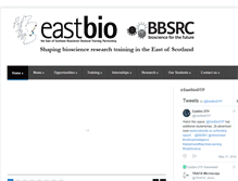 Tablet Screenshot of eastscotbiodtp.ac.uk